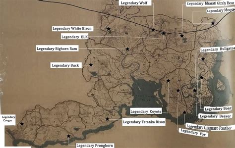 rdr2 animal locations.